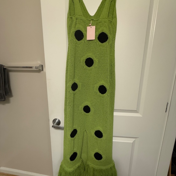 Hanifa Harper Maxi Dress (Lime) - size L - Picture 3 of 4